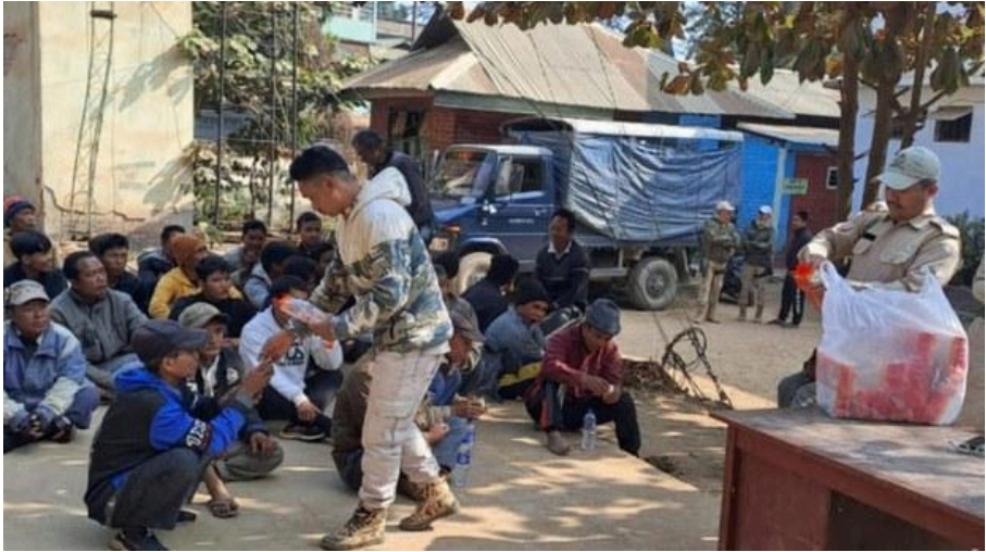 Myanmar Refugees arrested by local police in Manipur on 27th January 20235
