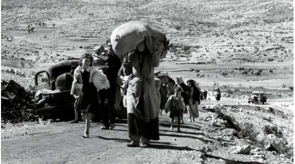 People living villages during Nakba period (Source:- Aljazeera)
